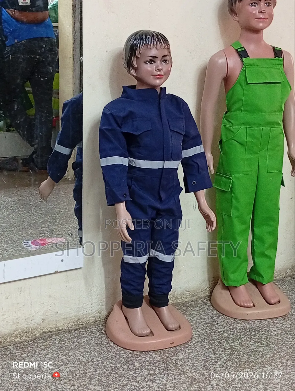 CBC Navy Blue Overall With Reflectors