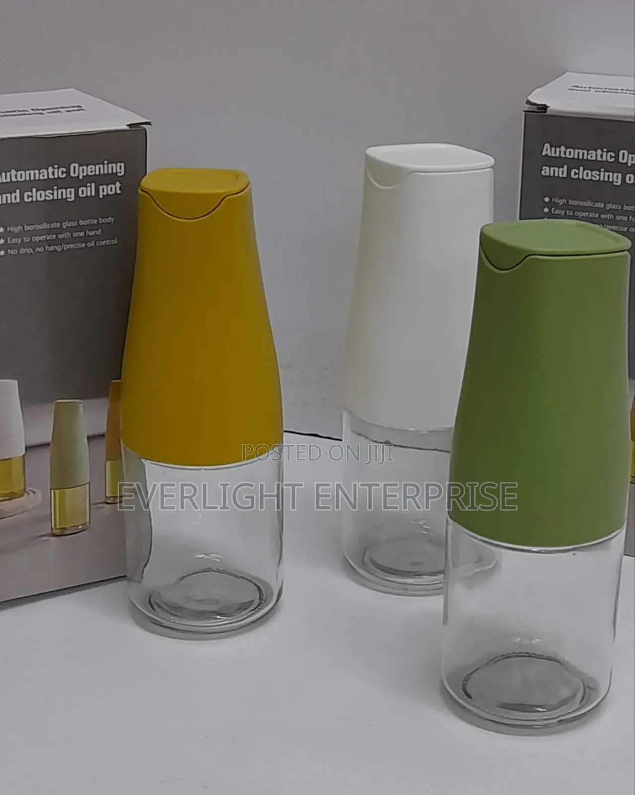 Heat Resistant Oil Dispenser With Brush
