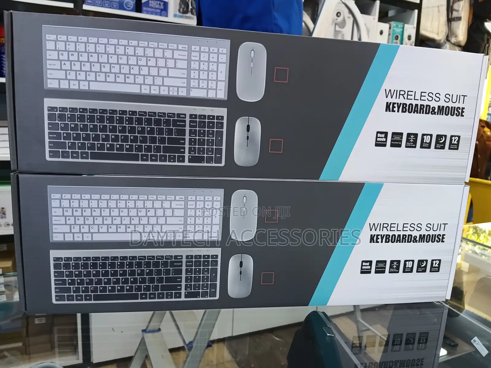 Rechargeable Bluetooth Wireless Keyboard Mouse Combo for Laptop Pc