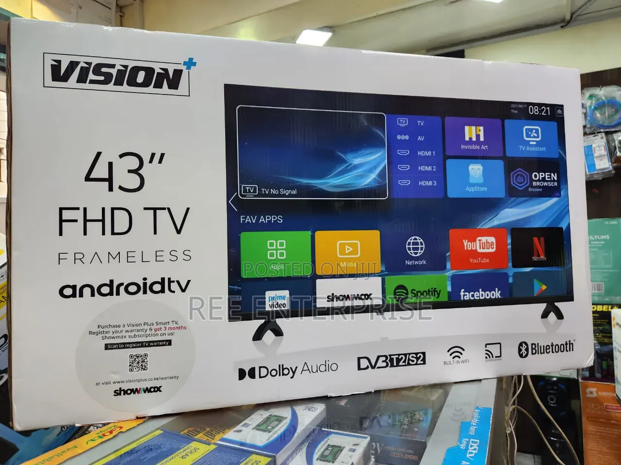 *Vision 43" Smart Android Frameless