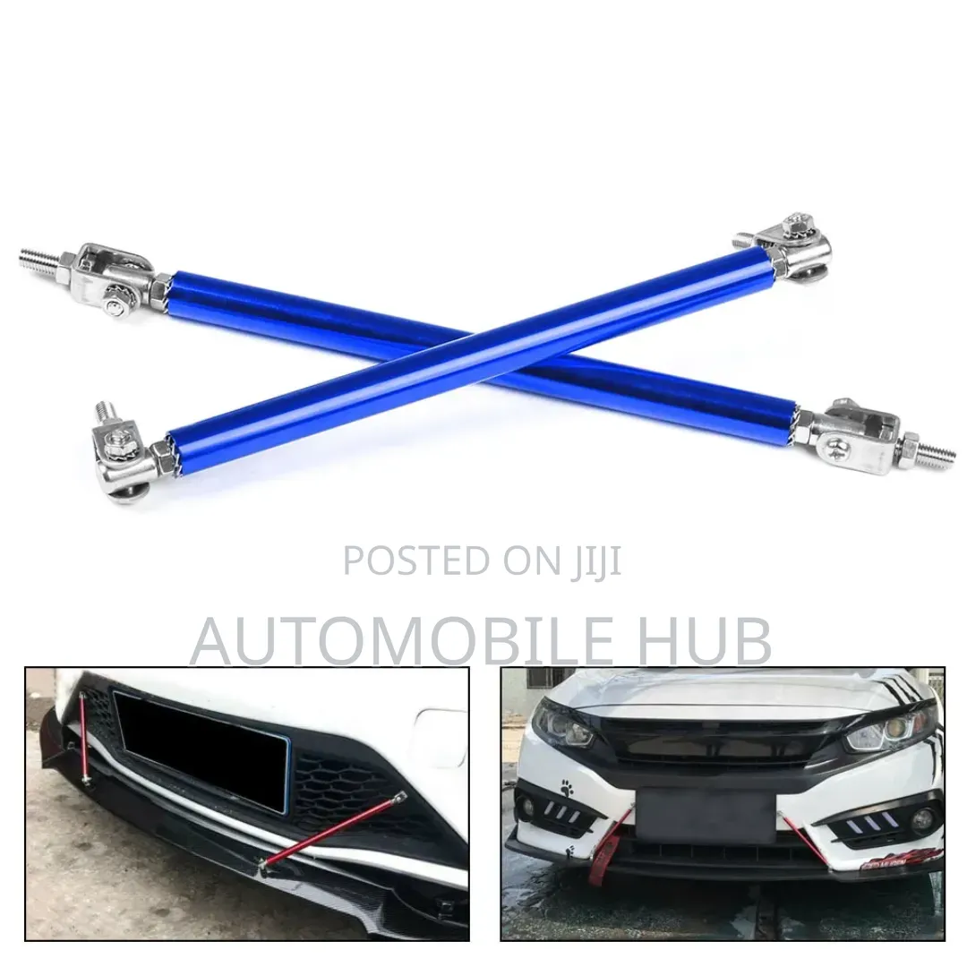 Adjustable Bumper Lip Support Rods – Front Splitter Stabilizer Kit