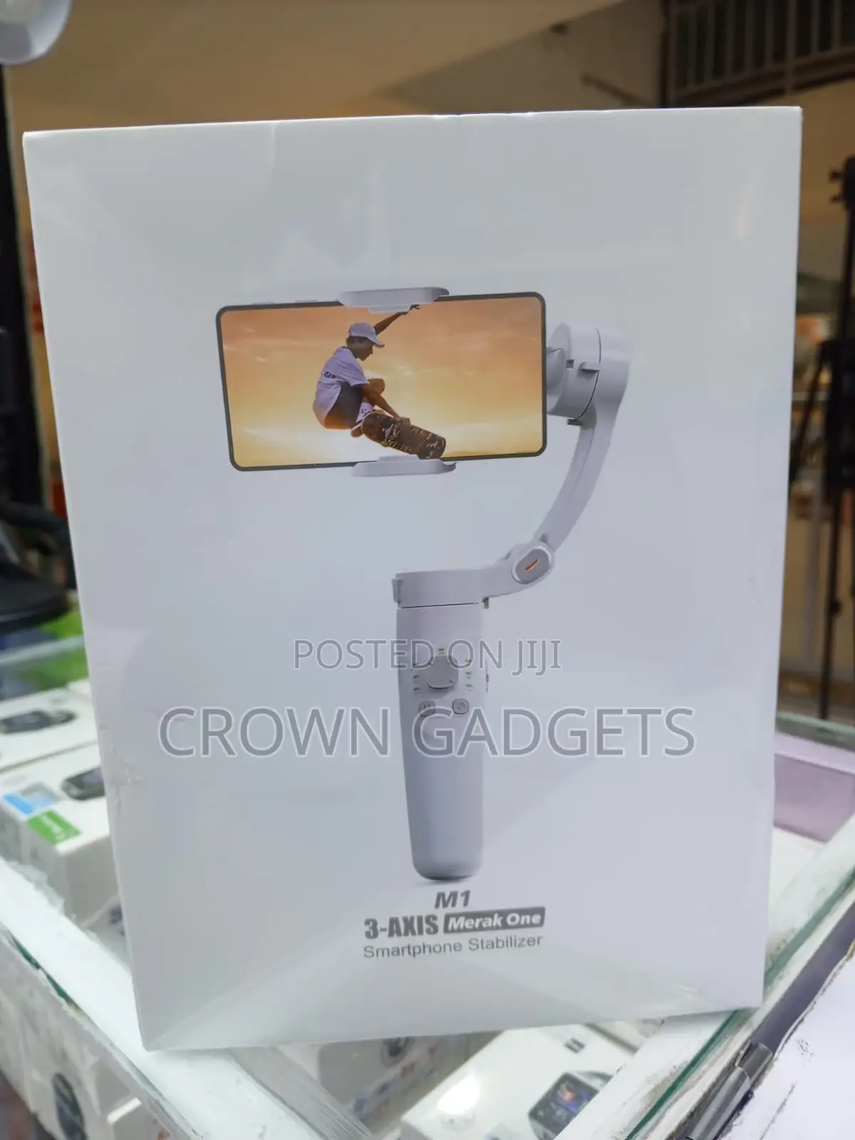 M1 Smartphone Stabilizer Gimbal Face Tracking Vlog Kit