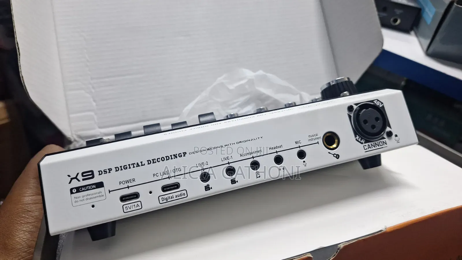 High Quality Digital Mixer Sound Card
