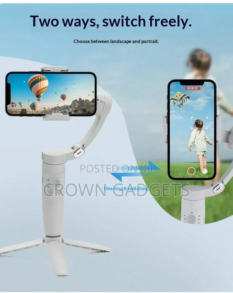 Ai Tracking Smartphone Gimbal Merak M1 Video Stabilizer
