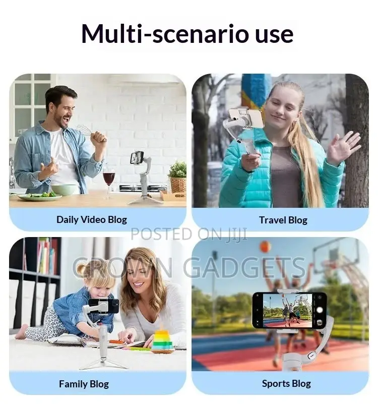 Ai Tracking Smartphone Gimbal Merak M1 Video Stabilizer