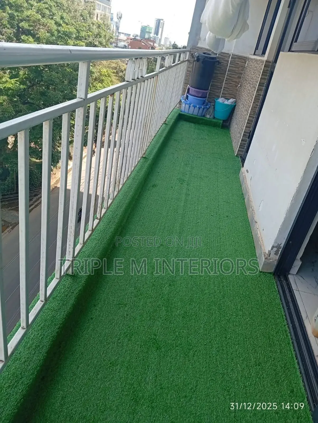 Transform Balcony With Fake Grass
