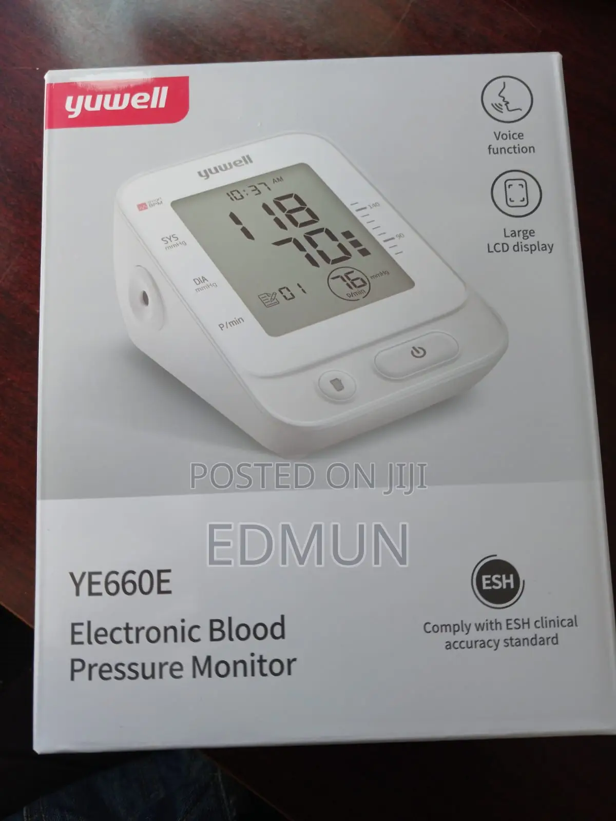 New Yuwell Electronic Blood Pressure Monitor