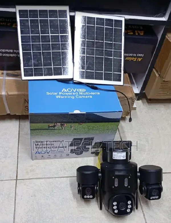 Triple Lens 4g Solar PTZ Camera Aov Camera