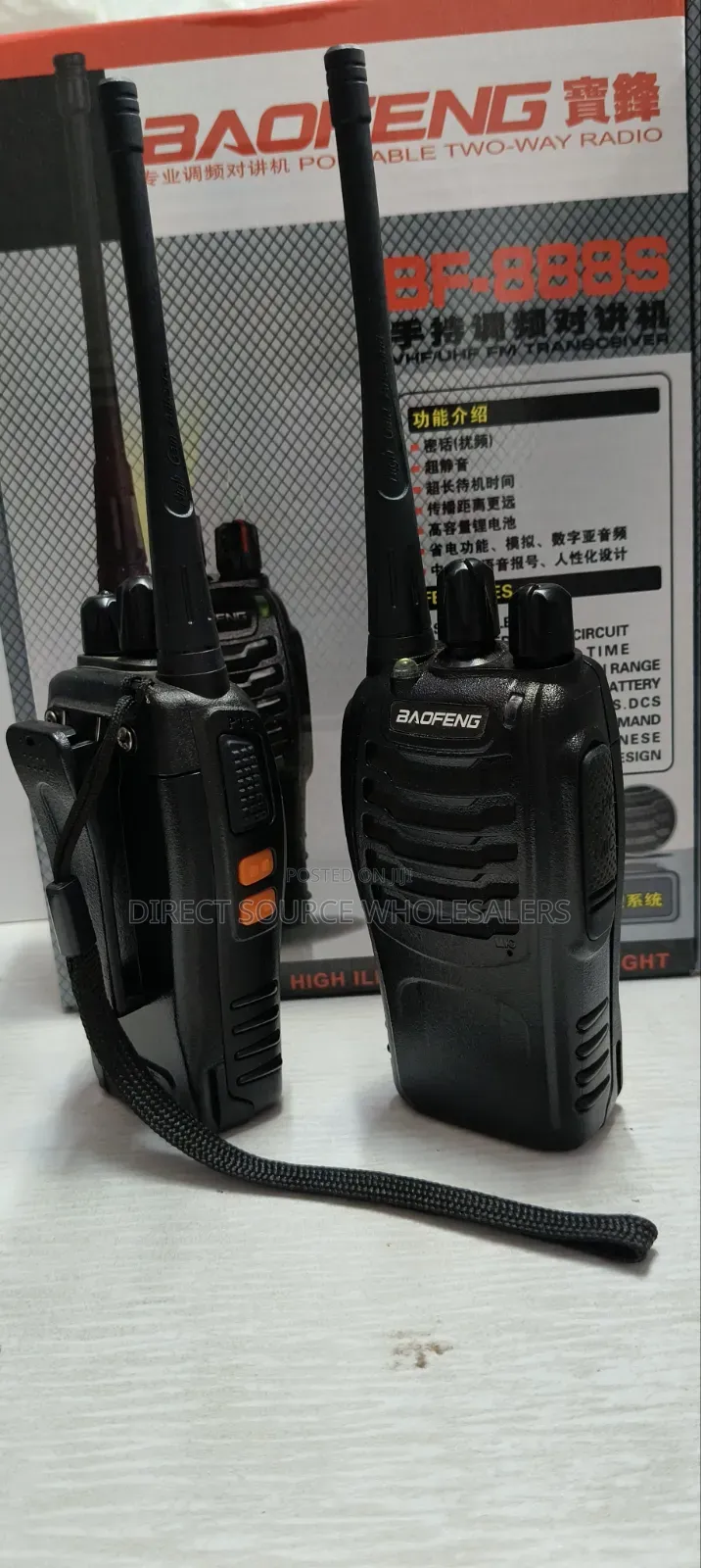 Baofeng 888s Walkie Talkie Two Way Radio Clear Sound