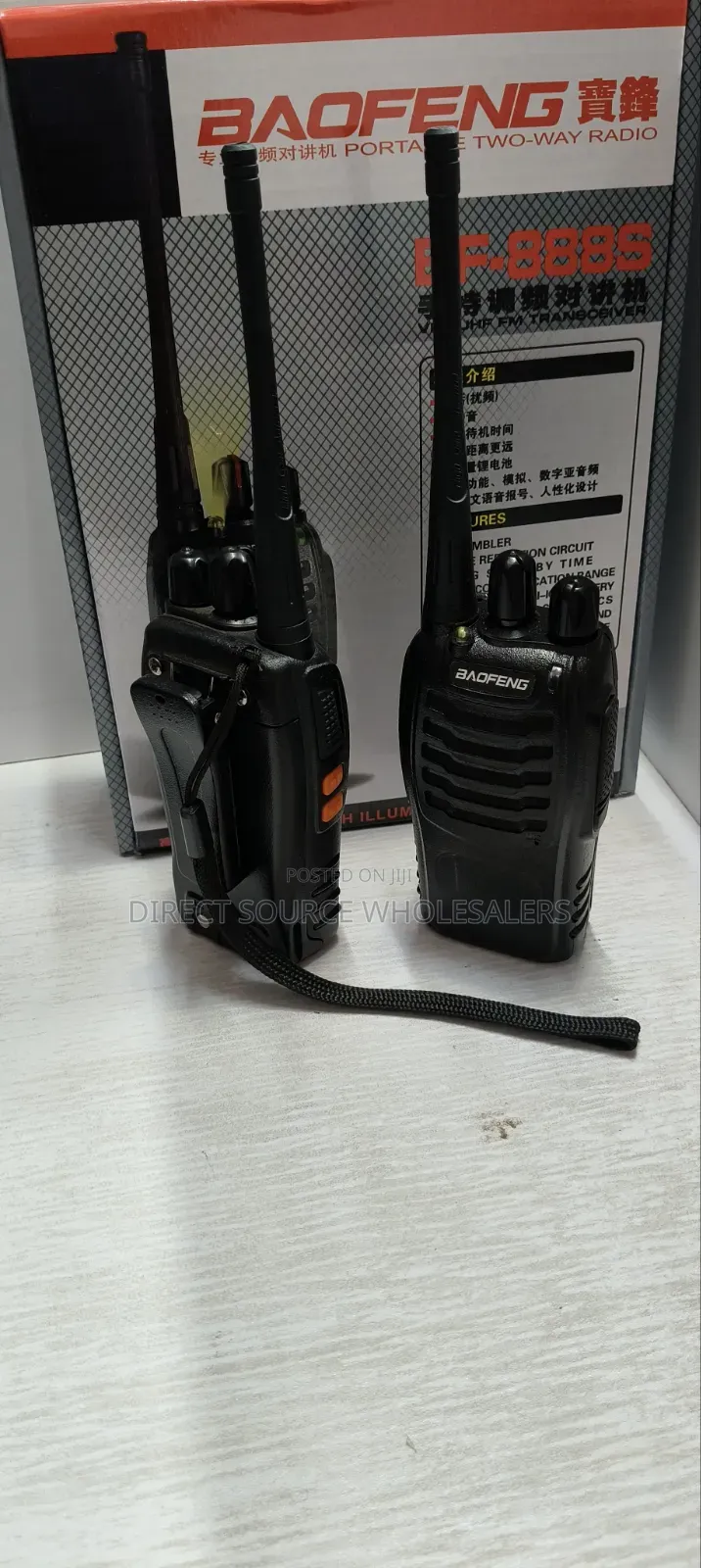Baofeng Bf-888s Walkie Talkie Long Range Communication