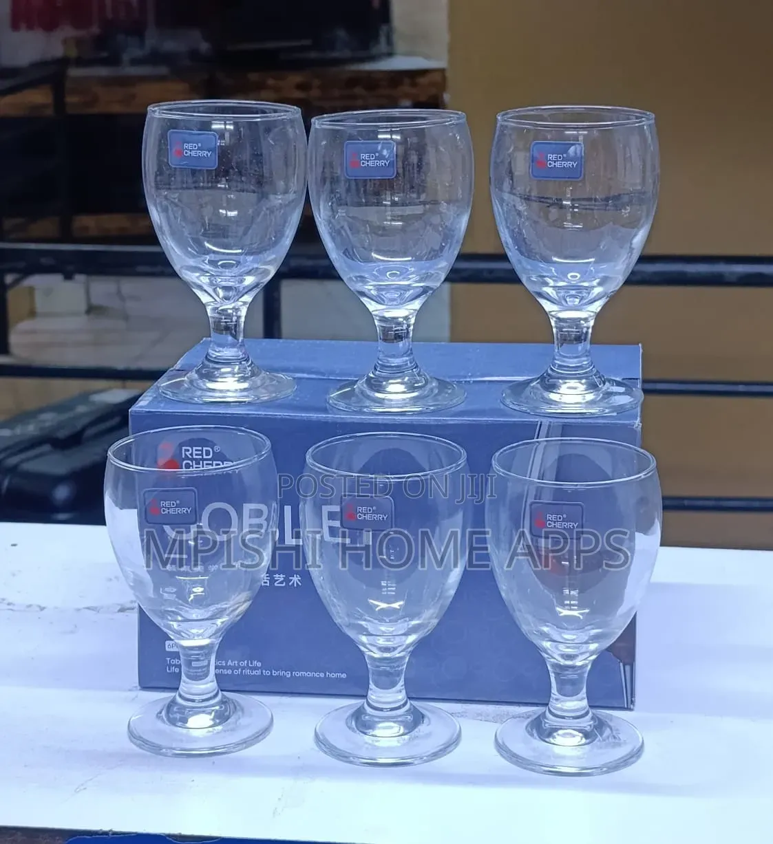 6pcs Goblet Wine Glass Set