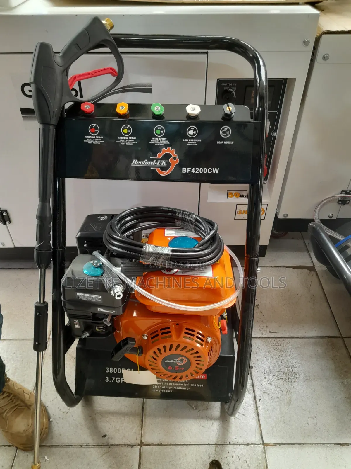 Benford Uk 3800psi Petrol Carwash Machine