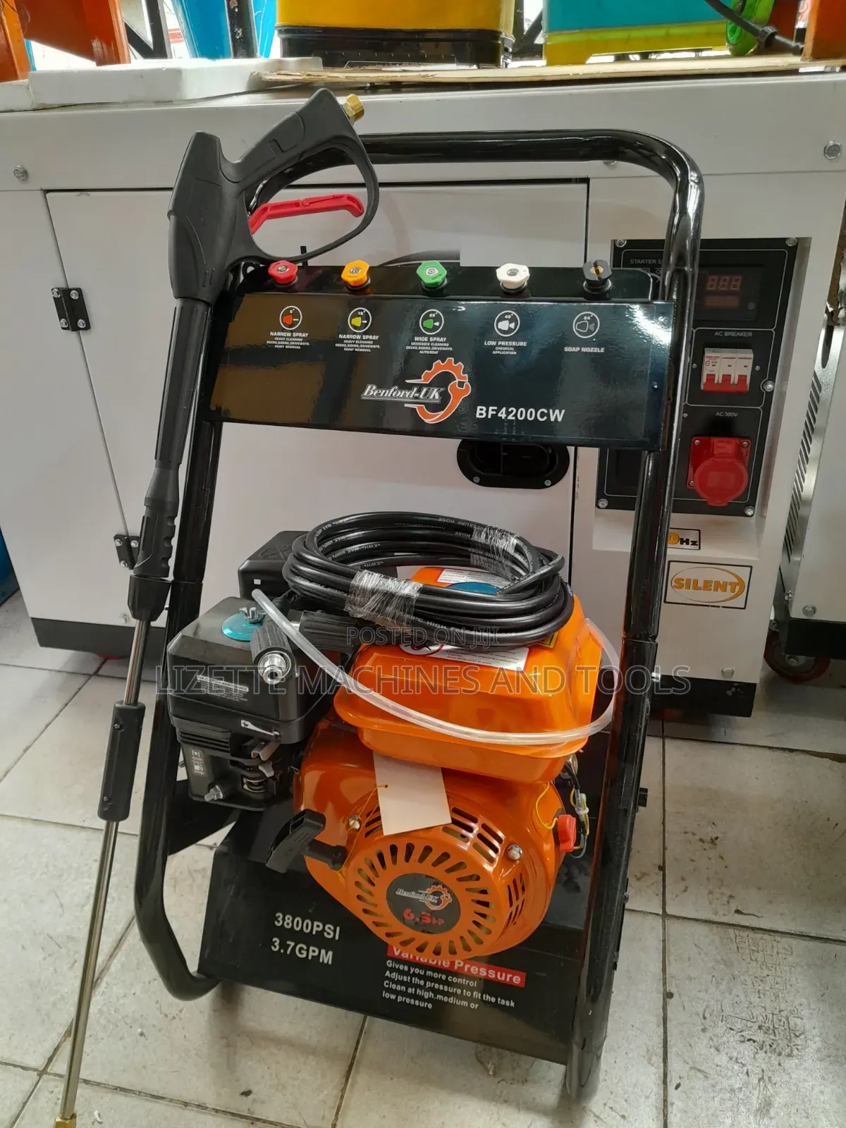 Benford Uk 3800psi Petrol Carwash Machine