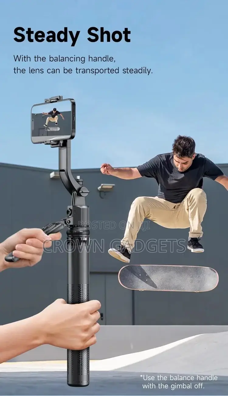 C17 Ai Face Tracking Gimbal 360° Smart Tripod Selfie Stick