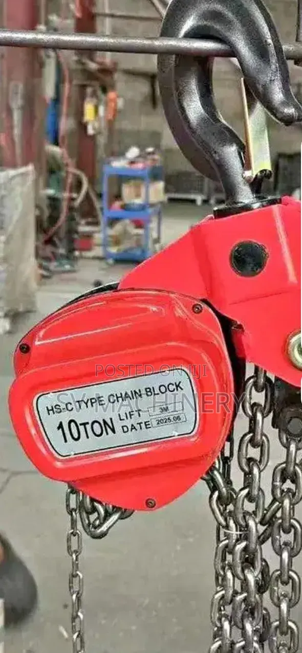 Heavy Duty 10 Ton Tonne 6m Chain Block