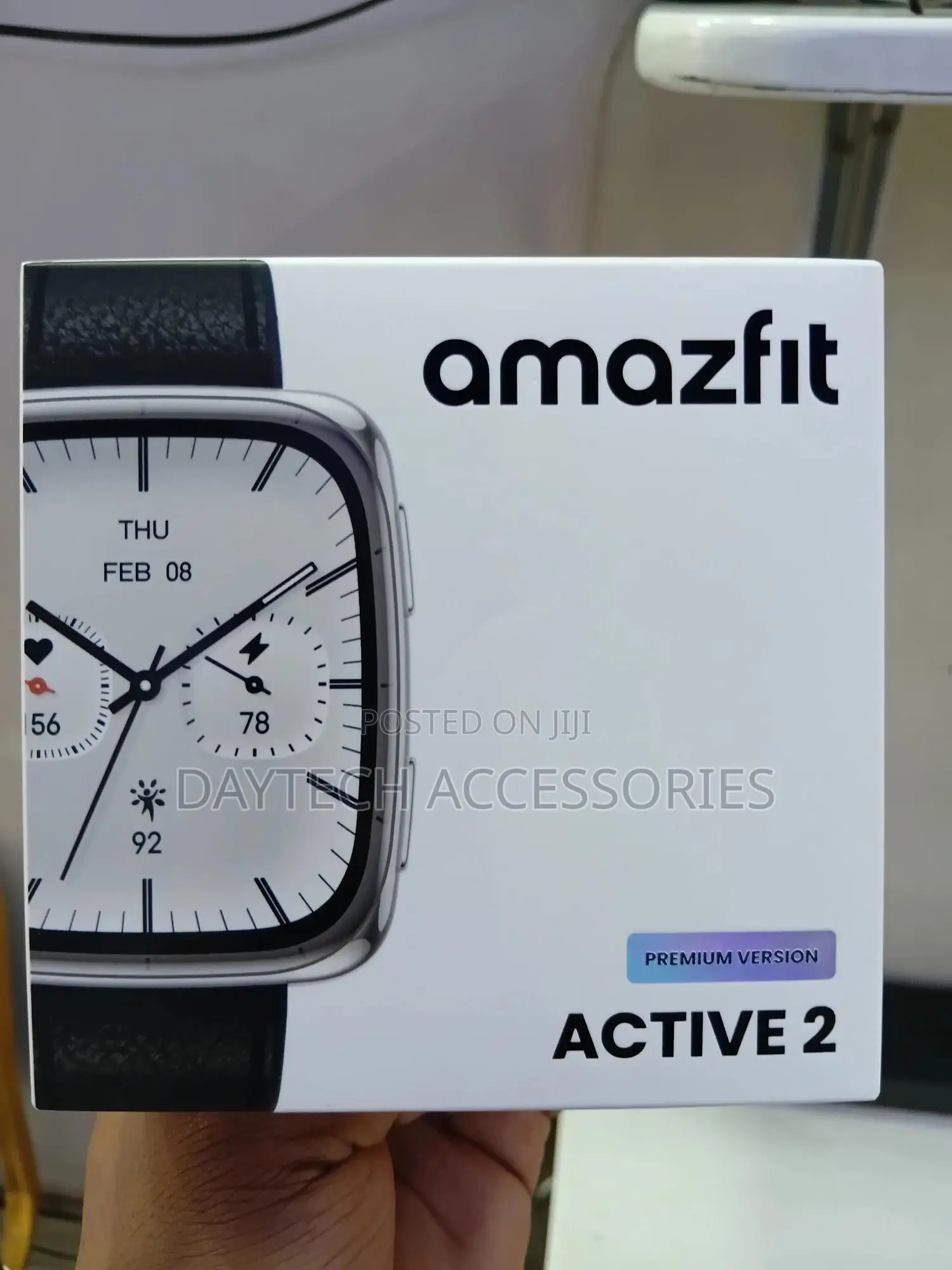 Amazfit Active 2 Square Premium Smart Watch Zepp Os Touchscreen