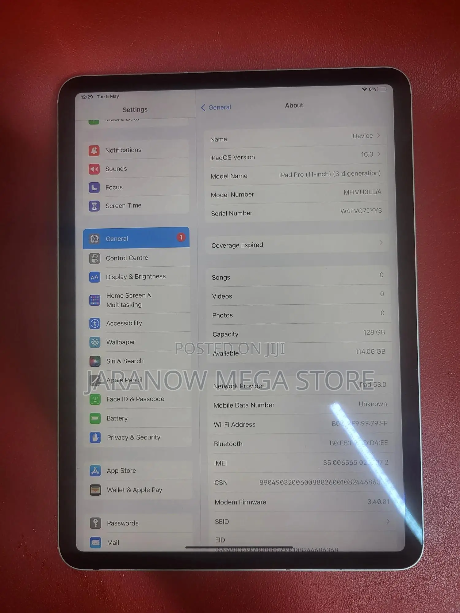 Apple iPad Pro 11 (2021) 128 GB Silver