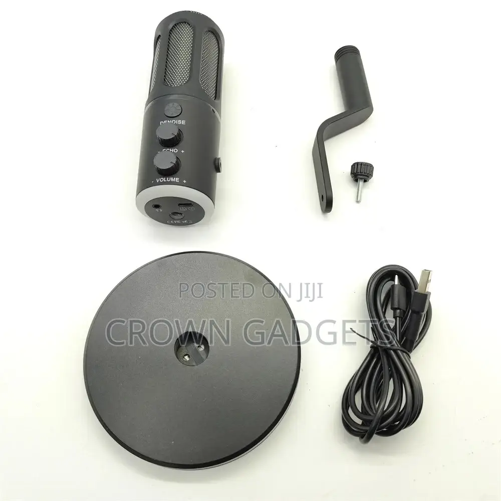 Usb Desktop Gaming Mic RGB Light Denoise for Pc Ps5