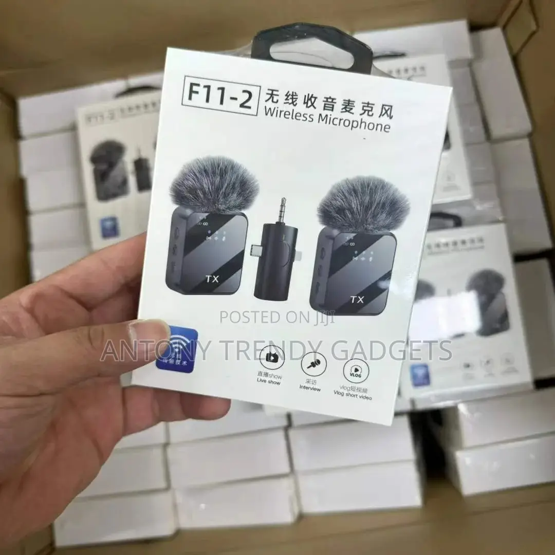 F11-2 Dual Wireless Lavalier Microphone System