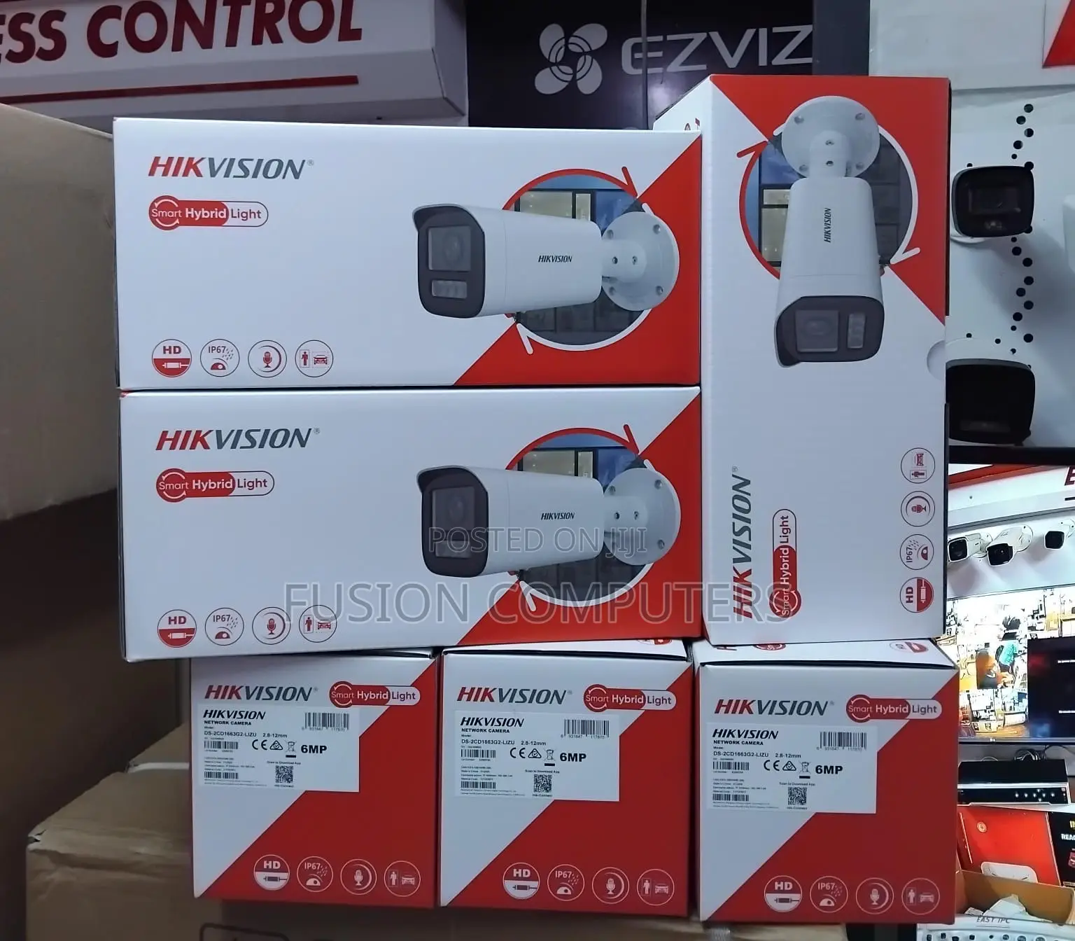 Hikvision 6mp Varifocal Smart Hybrid Bullets Ds-2cd1663g2-Lizu