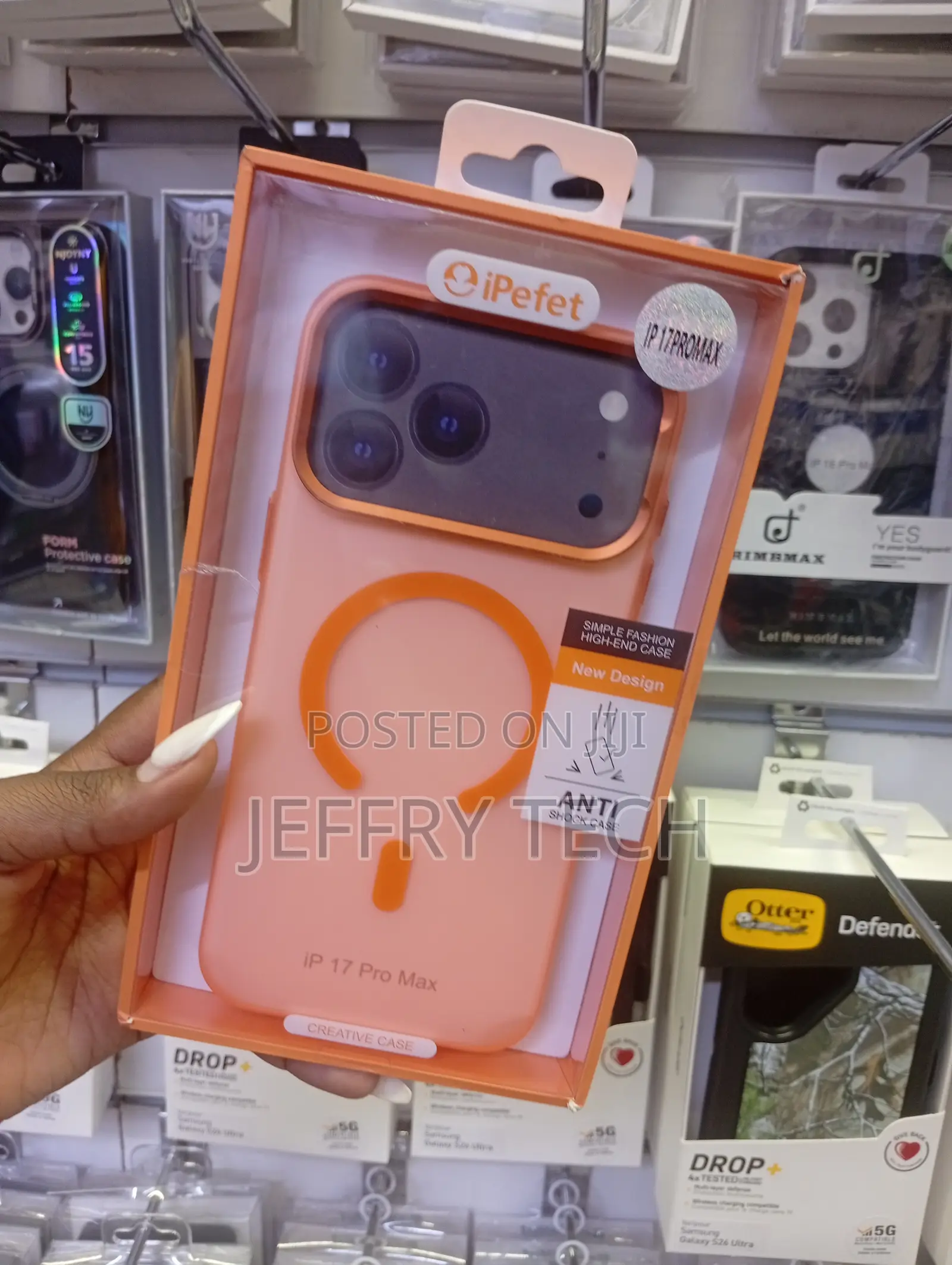 iPhone 17 Pro Max Orange Magsafe-Compatible Phone Case