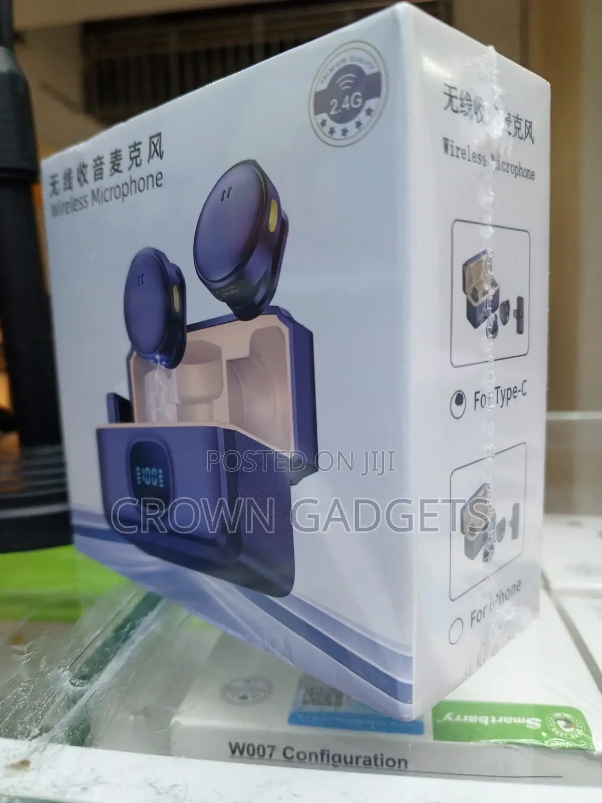 Q8 Dual Wireless Mic Kit Led Case 20m Noise Reduction