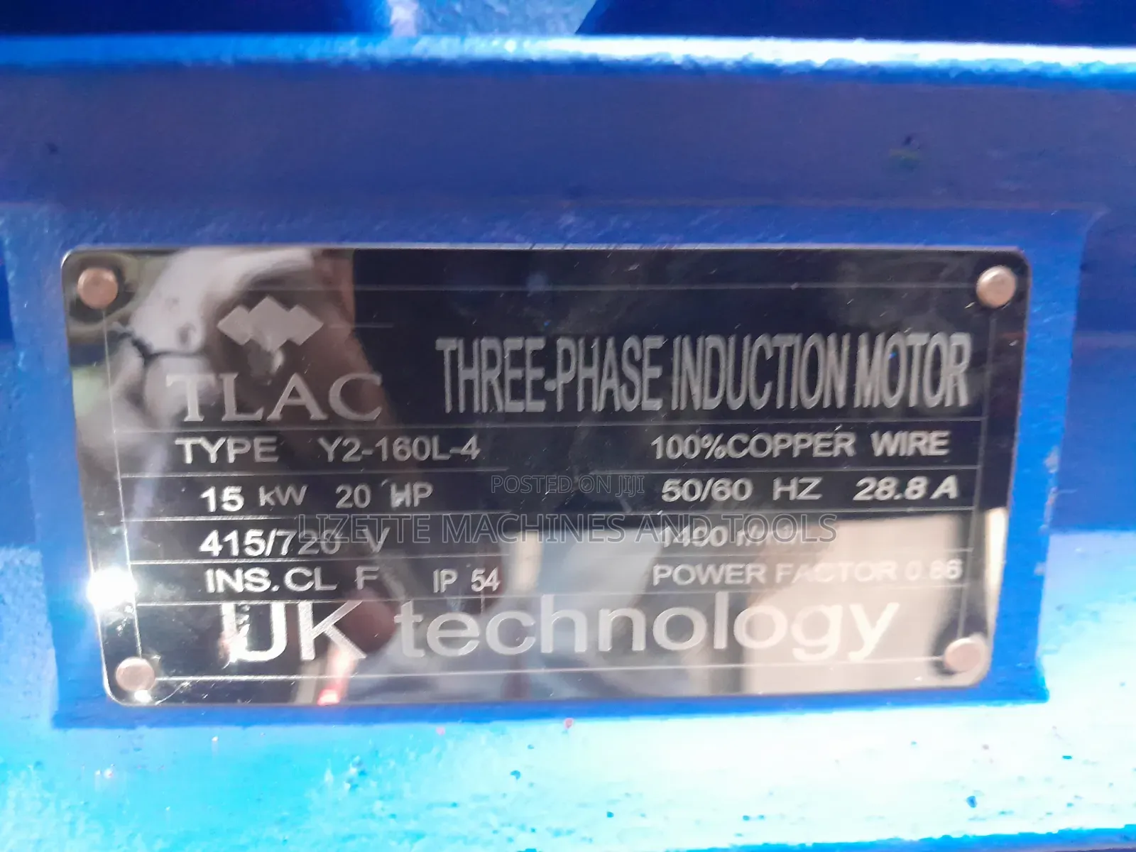 Tlac 20hp 3 Phase Electric Induction Motor Low Speed