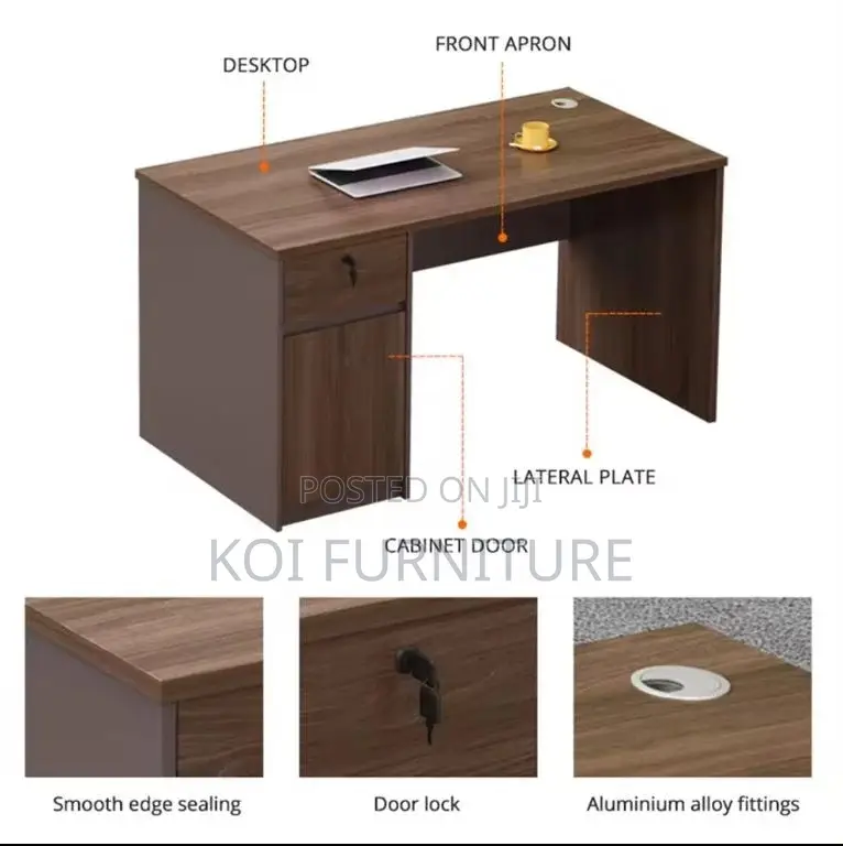 Office Desk; Md 1.4m Executive Home Office Working Write Desk