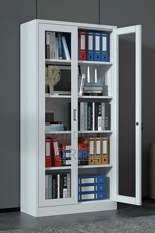 Office Cabinets : Office Glass Door Document Storage Cabinet