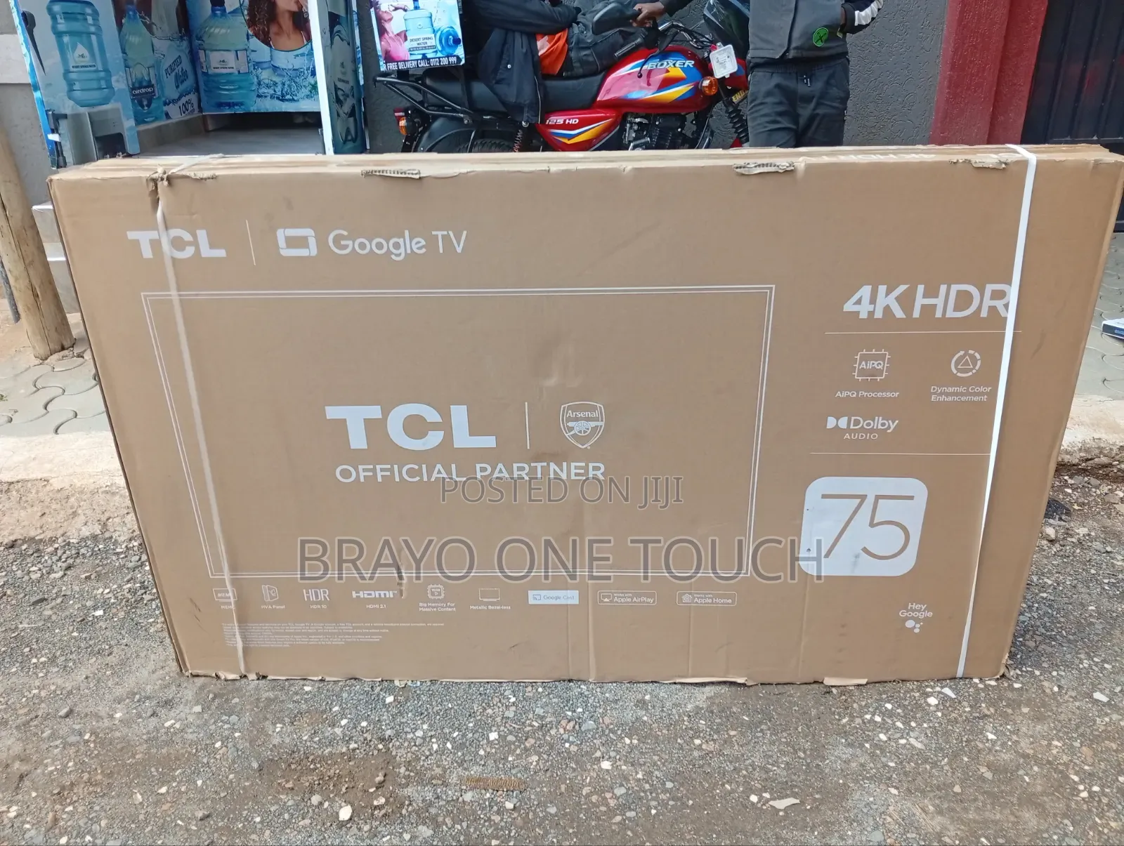 TCL 75′′ 75v6d Google HDR Tv