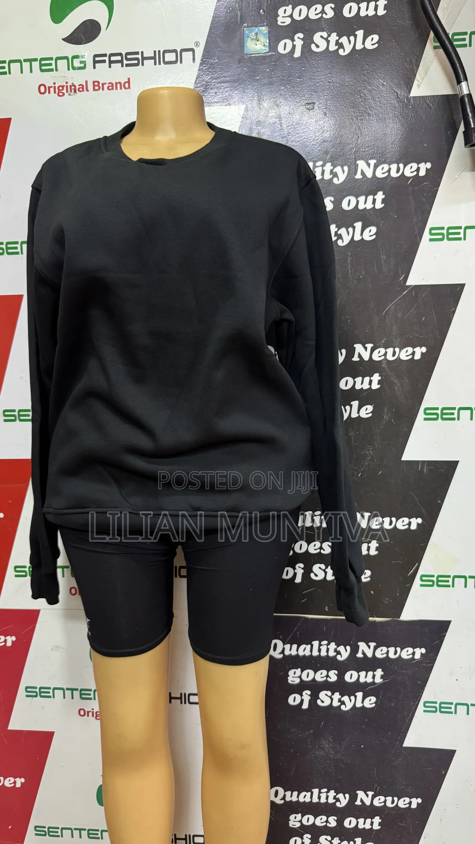 White and Black Sweatshirts