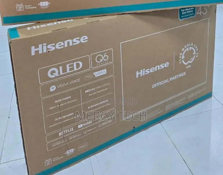 Hisense 43" Qled Smart Tv – Q6 Series