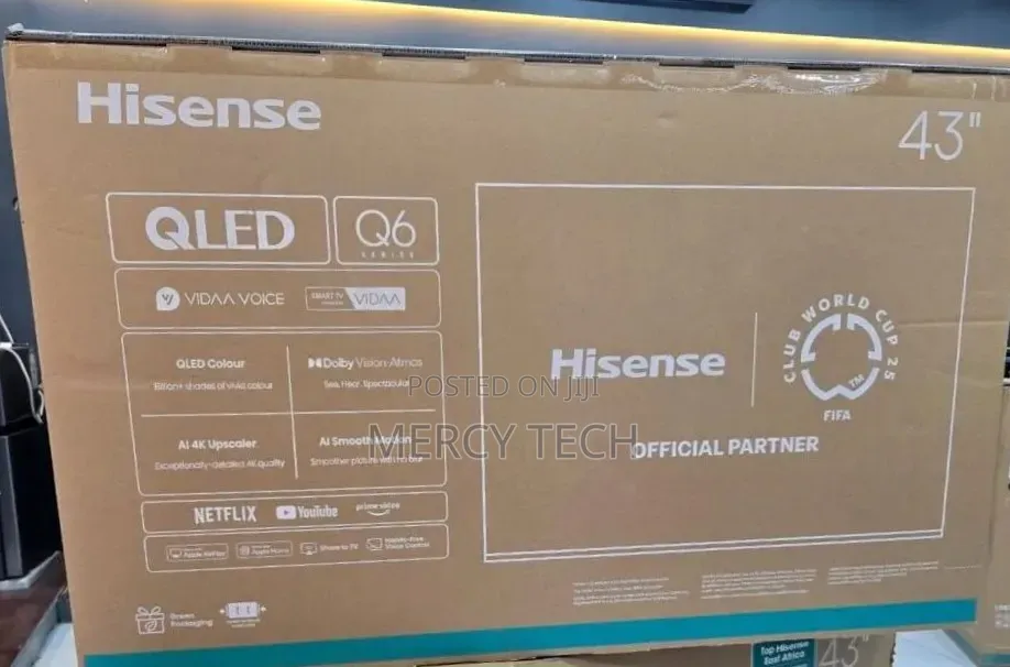 Hisense 43" Qled Smart Tv – Q6 Series