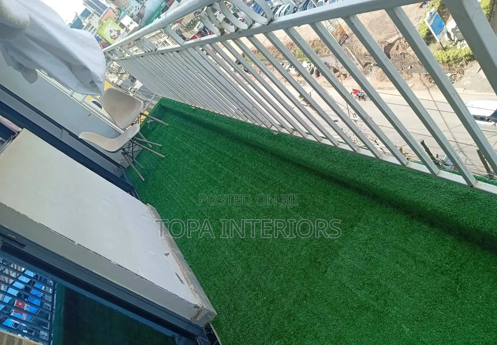 10mm Balcony Outdoor Rugs Green Artificial Grass Carpets Supply Only