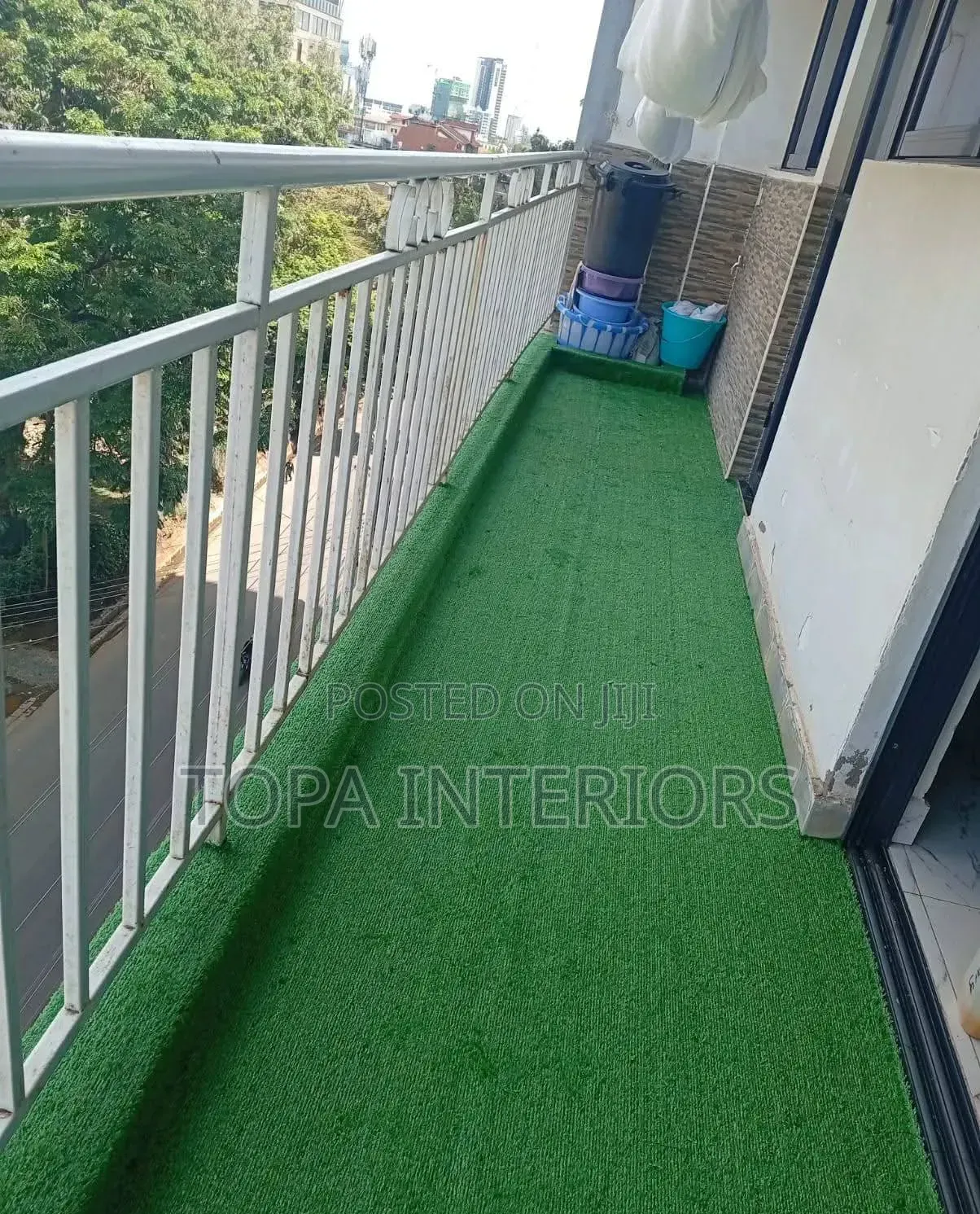 Green Balcony Carpets 10mm Artificial Grass Carpets Supply Only