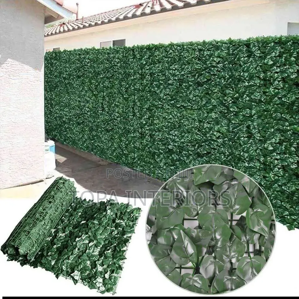 Outdoor Fencing Artificial Leafy Privacy Fence