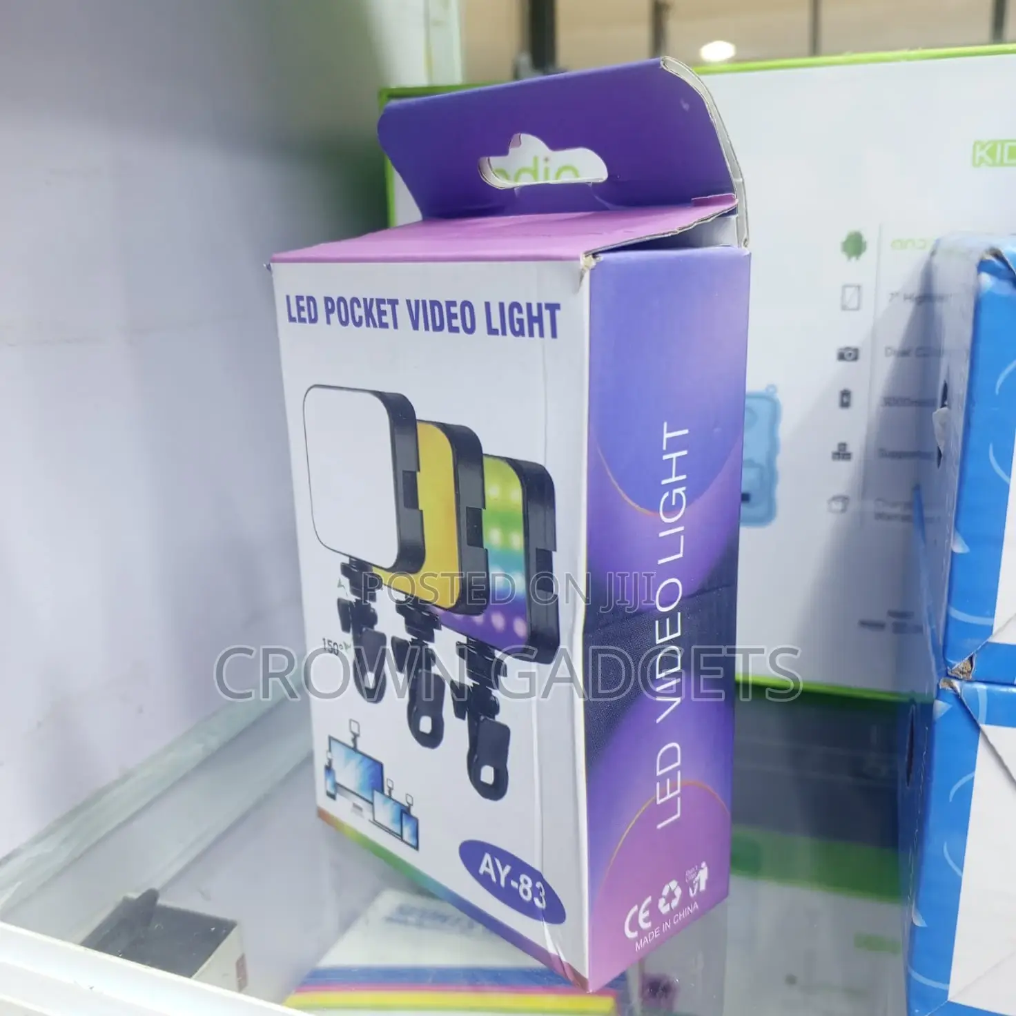 Ay-83 Mini Rgb Led Video Light, Pocket Rgb Light Rechargeable