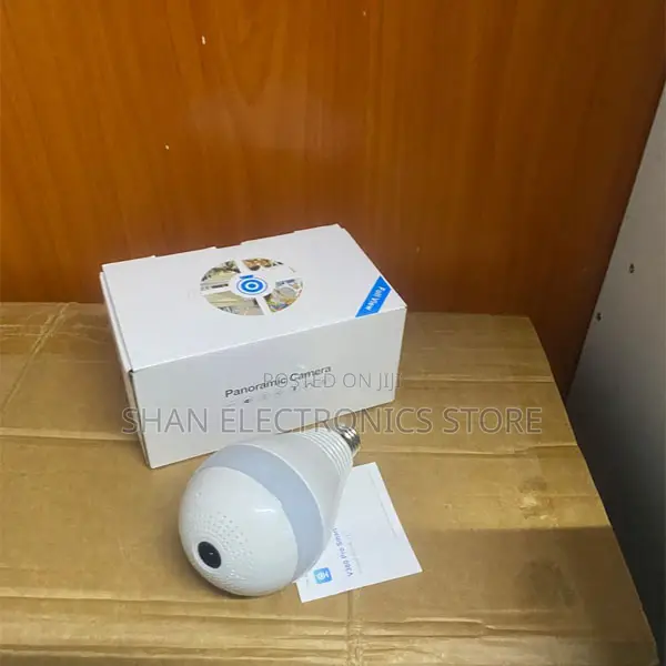 Wireless Hd Bulb CCTV Camera – 360° Smart Home Security