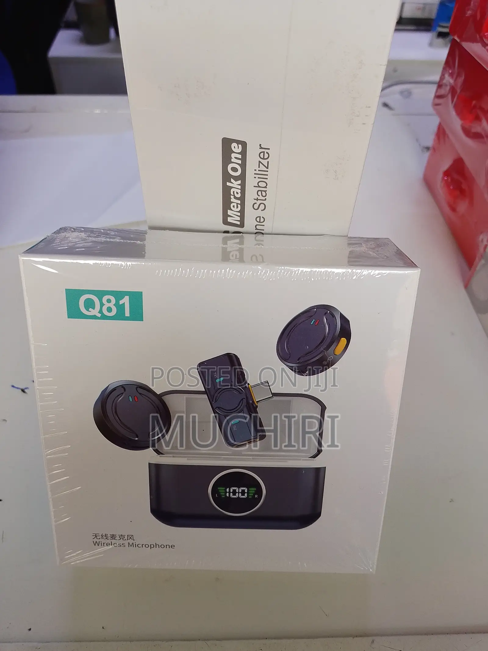 Q81 Portable Wireless Microphone With Noise Reduction