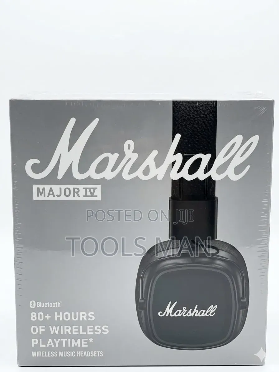 Marshall Major Iv Wireless Bluetooth Headphones - 80+ Hours Battery.