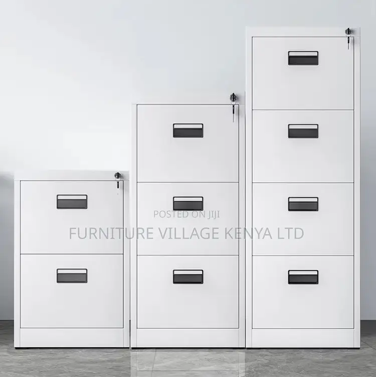 4-Drawer Modern Locker Cabinet With 4-Keys