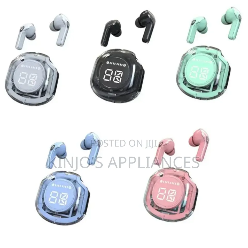 Transparent Ultra Pods iPods Pro Bluetooth Wireless Earpods