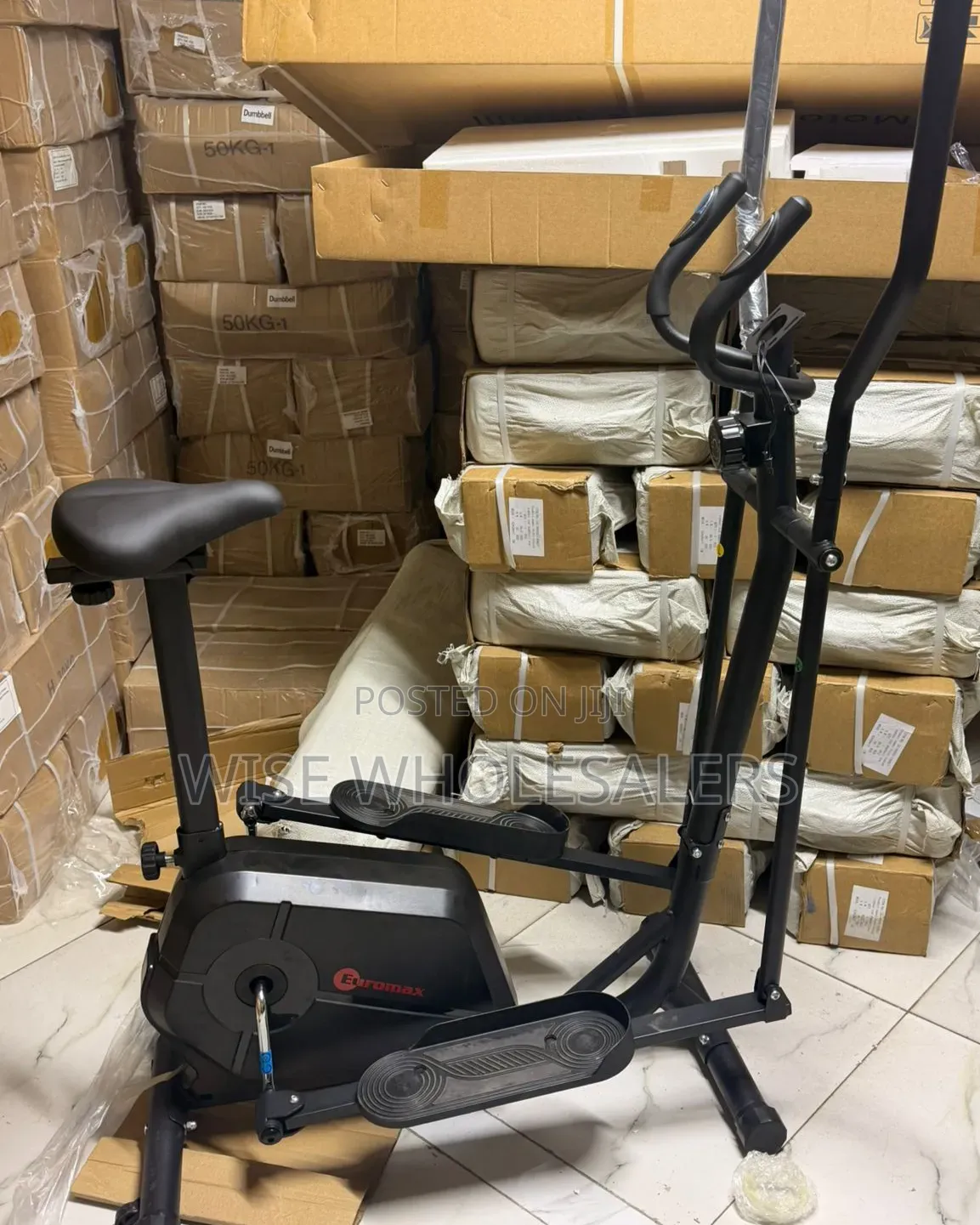 Euromax Elliptical Cross Trainer Cardio Machines