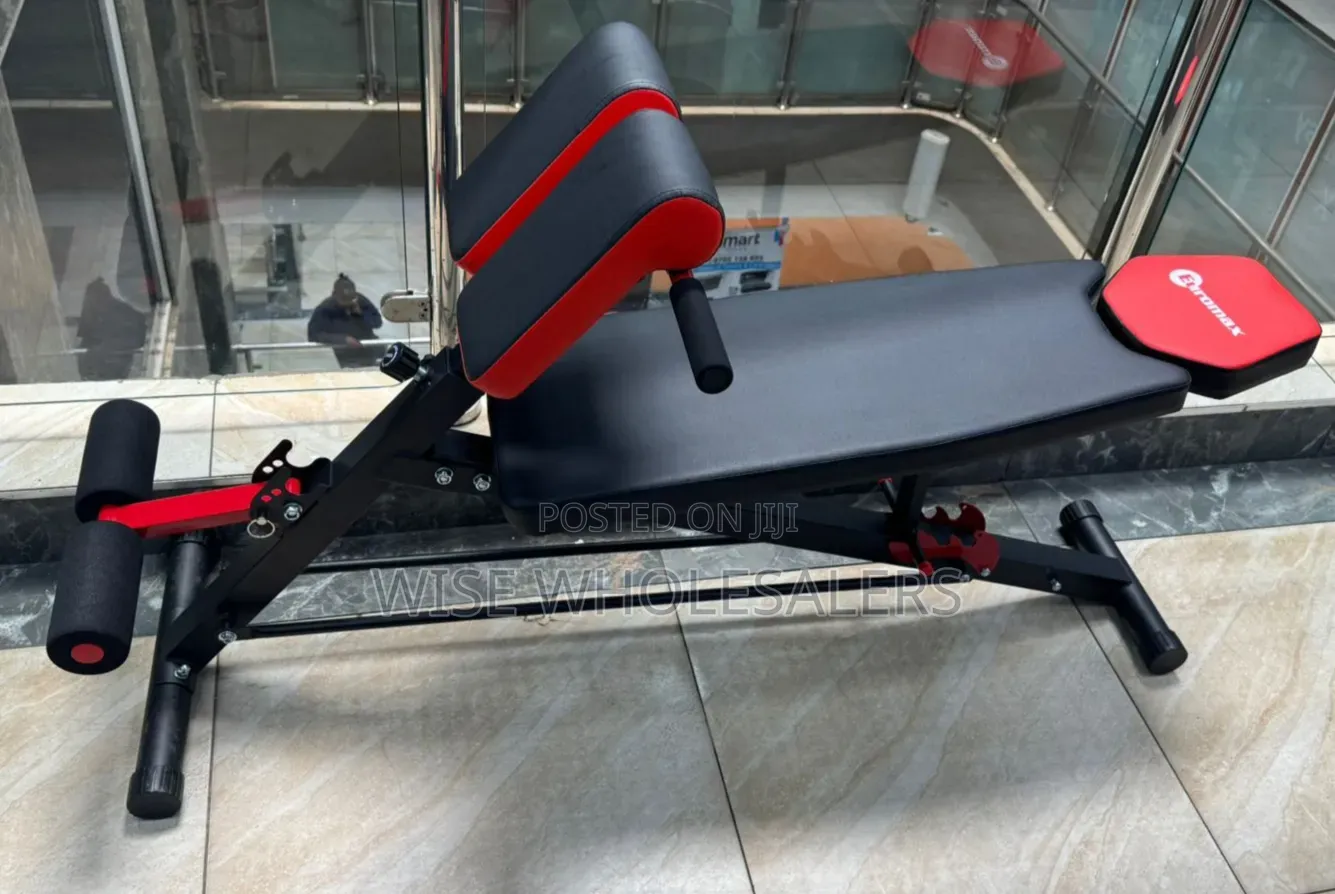 Adjustable Decline Sit-Up Bench With Leg Support