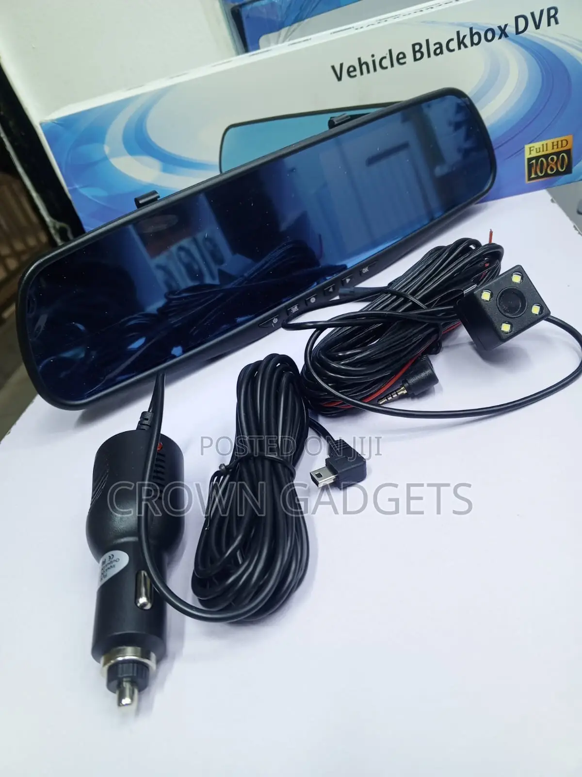1080p Rearview Mirror Dash Camera G-Sensor Car DVR Cam