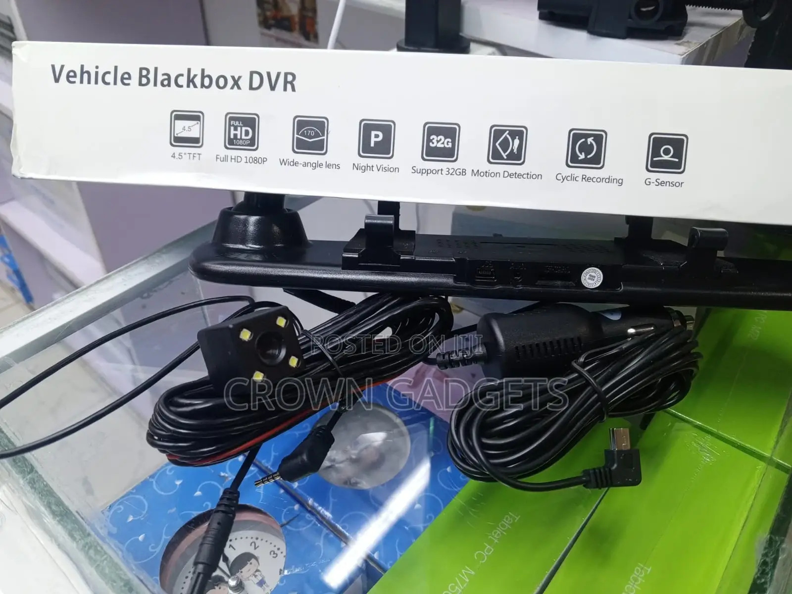 Car DVR Dash Camera Dual Lens Blackbox Parking Mode Cam