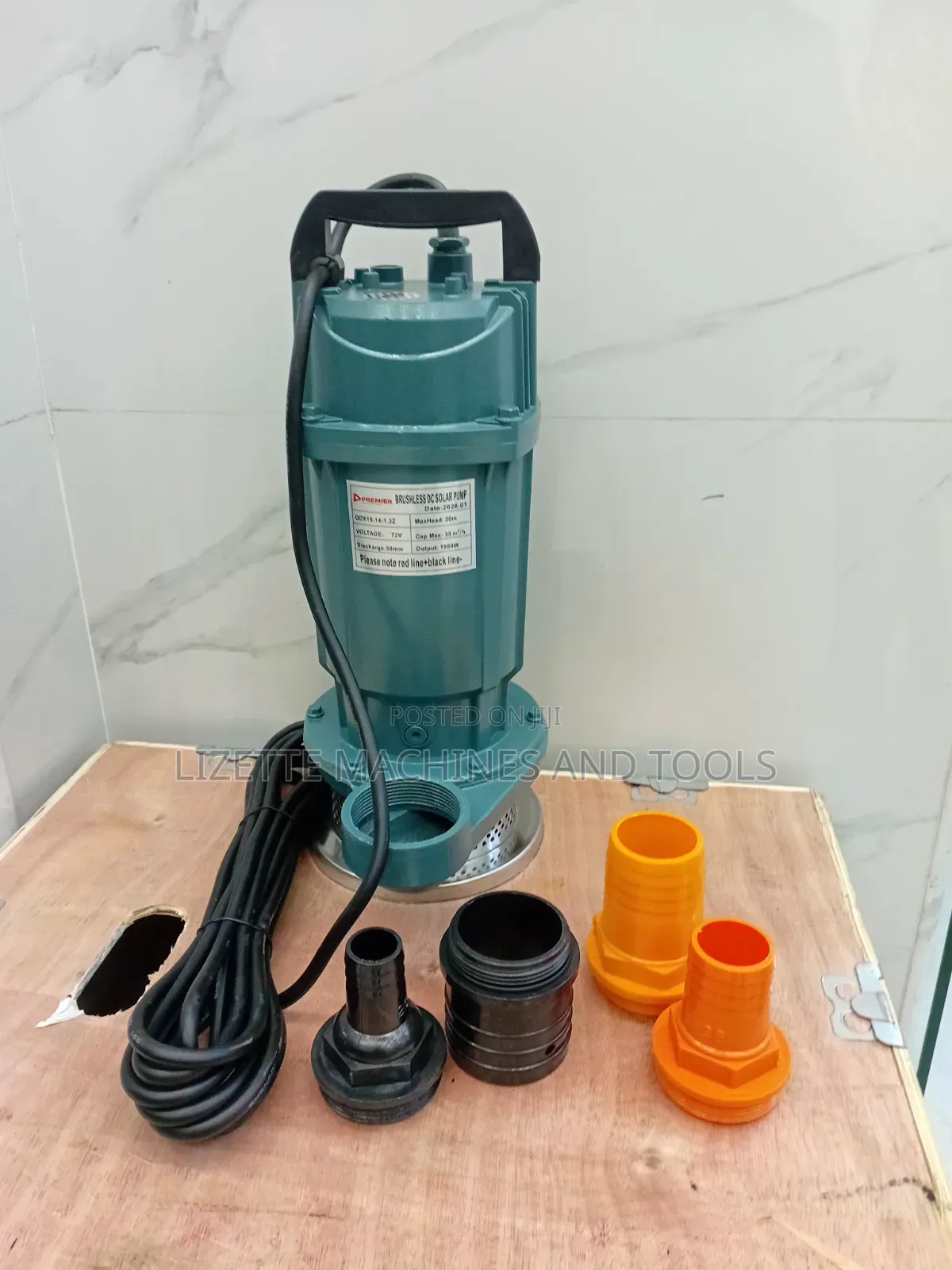 Premier 1500w Brushless Dc Solar Pump 72v