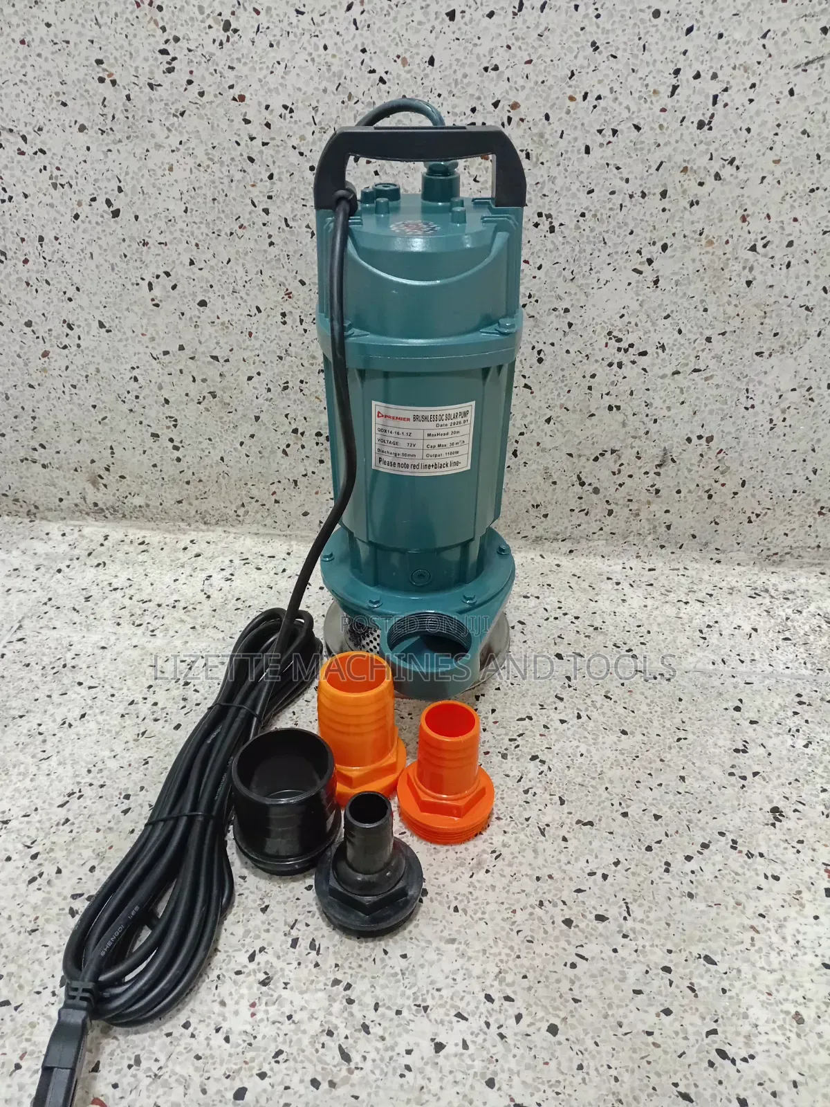 Premier 1100w Brushless Dc Solar Pump 72v