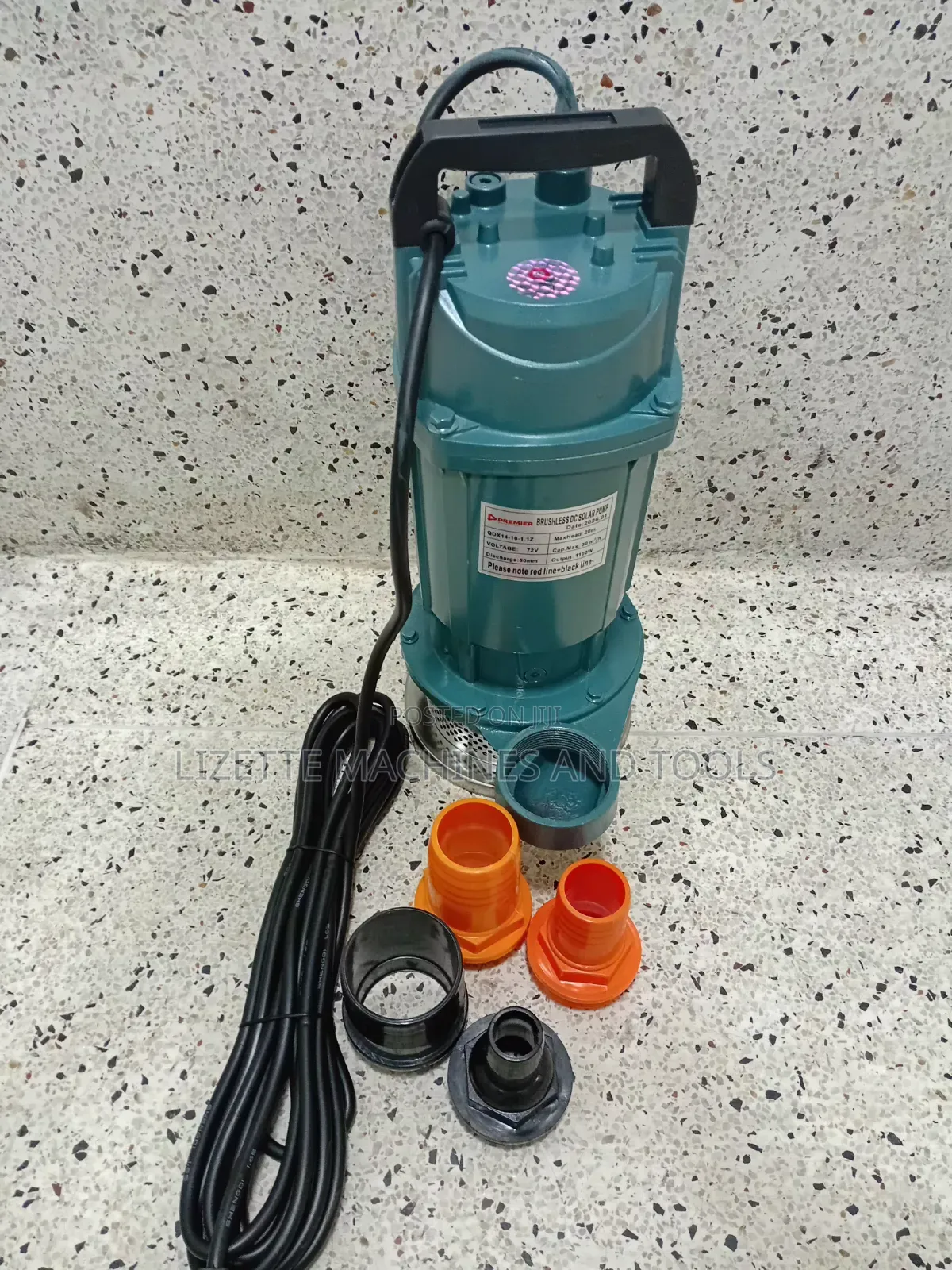 Premier 1100w Brushless Dc Solar Pump 72v