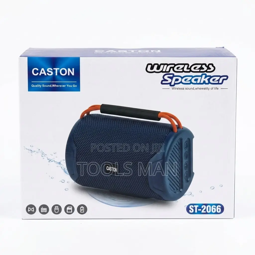 Caston St-2066 Wireless Bluetooth Speaker - Heavy Bass, Fm Radio Usb